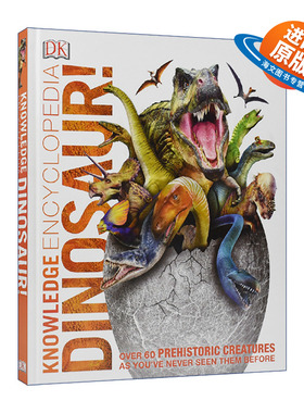 英文原版 DK Knowledge Encyclopedia Dinosaur DK知识百科 恐龙 儿童科普百科精装 英文版 进口英语原版书籍