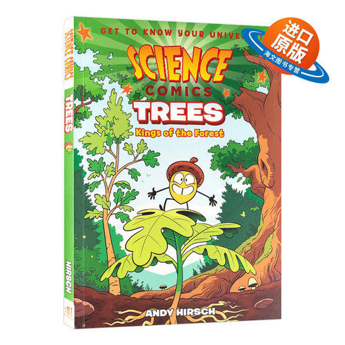 英文原版 Science Comics Trees 科学漫画系列 树 科普认知读物 儿童绘本图画书 英文版