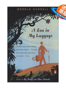 英文原版 A Zoo in My Luggage (The Zoo Memoirs 01) 行李里的动物园 动物园回忆录系列1 传记 追逐阳光之岛作者Gerald Durrell