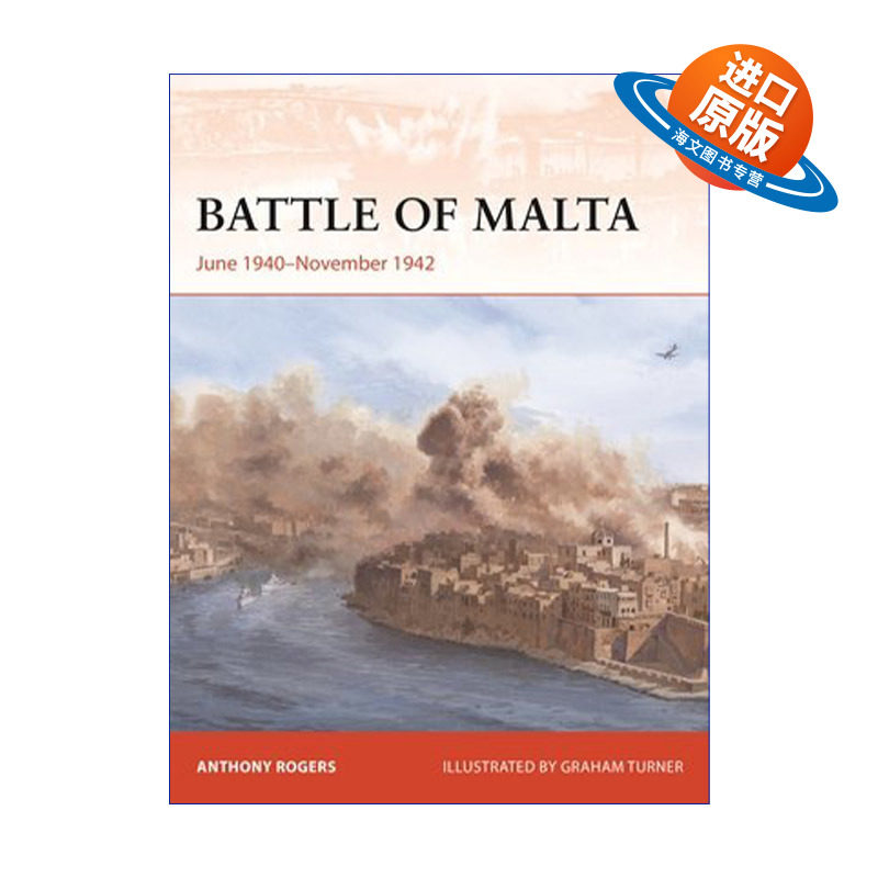 英文原版 Battle of Malta 二战英军马耳他岛保卫战1940 战争历史系列 英文版 进口英语原版书籍
