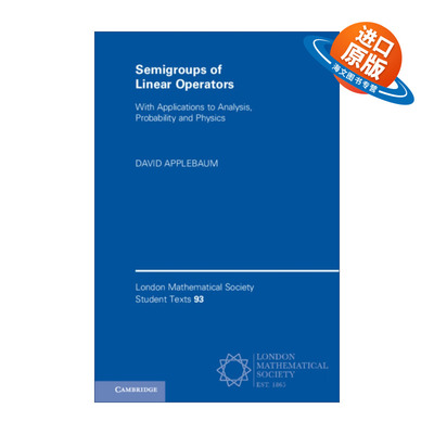 英文原版 Semigroups of Linear Operators 线性算子半群 伦敦数学会学生文本系列 英文版 进口英语原版书籍