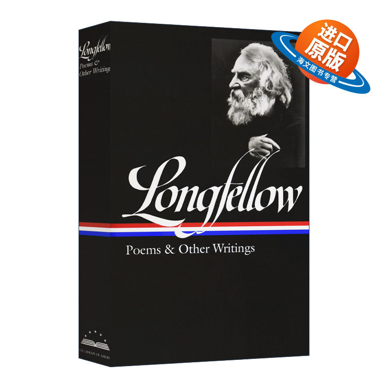 英文原版 Henry Wadsworth Longfellow Poems & Other Writings 亨利·沃兹沃斯·朗费罗 诗歌与其他作品 精装 英文版 进口英语书