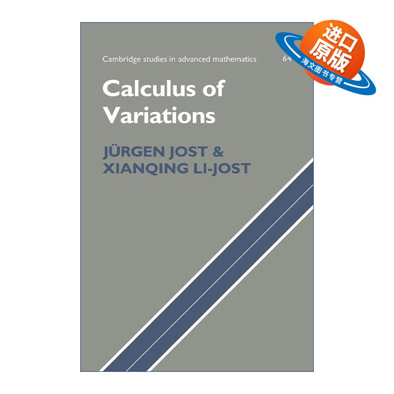 英文原版 Calculus of Variations 变分法 剑桥高等数学研究系列 英文版 进口英语原版书籍