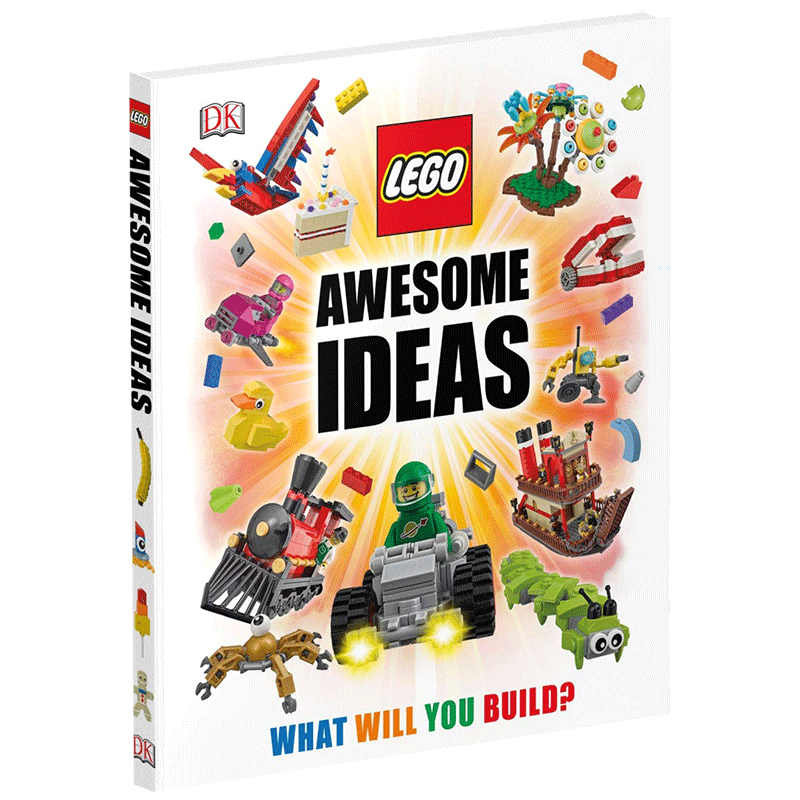 乐高好创意 精彩搭建指南 英文原版 精装 LEGO Awesome Ideas 全彩精装 DK百科全书 想象力培养 英文版进口原版英语书籍儿童外文书