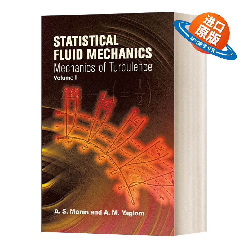 英文原版 Statistical Fluid Mechanics Volume I Mechanics of Turbulence 统计流体力学 湍流力学 第一卷 英文版 进口英语书籍