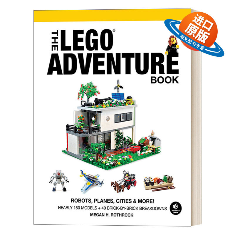 英文原版 The LEGO Adventure Book Vol. 3 乐高创意书系列3 机器人、飞机、城市等等! 乐高搭建技巧指南 英文版 进口英语原版书