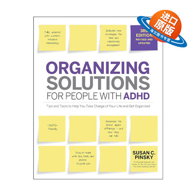 英文原版 Organizing Solutions for People with ADHD 多动症患者的整理解决方案第三版 英文版 进口英语原版书籍
