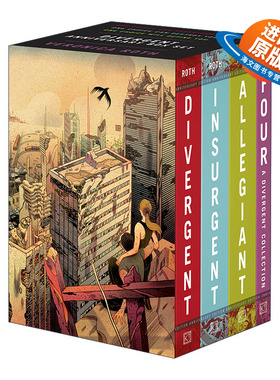 英文原版 Divergent Anniversary 4-Book Box Set 分歧者系列4册盒装 周年版 纽约时报畅销书 青少年科幻小说 英文版 进口英语书籍