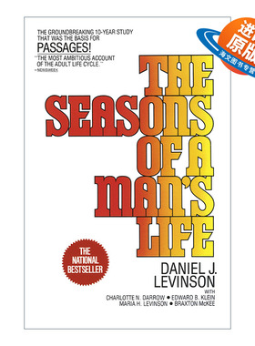 英文原版 The Seasons of a Man's Life 男人的生命四季 男性健康 Daniel Levinson 英文版 进口英语原版书籍