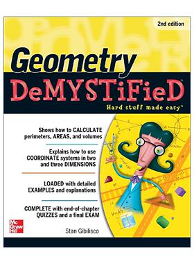 英文原版 Geometry Demystified 几何学 第2版 自学向导系列 英文版 进口英语原版书籍