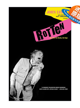 英文原版 Rotten No Irish No Blacks No Dogs 没有爱尔兰人 没有黑人 没有狗 性枪乐队自传 英文版 进口英语原版书籍