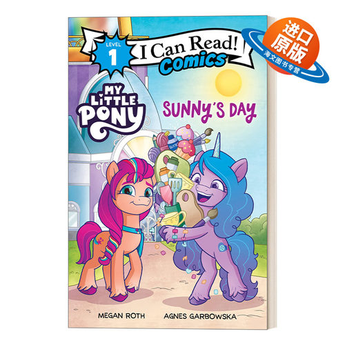 英文原版 My Little Pony: Sunny's Day 小马宝莉 萨妮的一天 I Can Read Comics Level 1 分级阅读 英文版 进口英语原版书籍