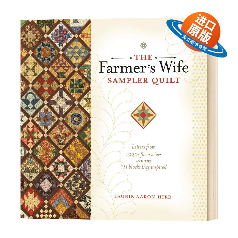 农夫的妻子样本拼布被 英文原版 The Farmer's Wife Sampler Quilt 缝纫模板 英文版服装设计参考阅读书籍 Laurie Aaron Hird