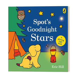 儿童睡前故事纸板翻翻书 英文原版 小玻数星星 Goodnight Stars 英文版 Spot 进口英语原版 书籍