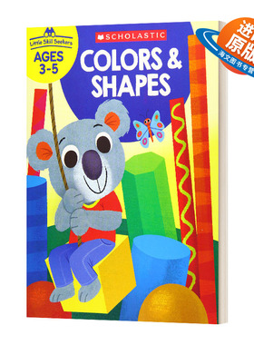 英文原版 Little Skill Seekers Colors & Shapes 小小的技能追求者 颜色和形状 小学生英语启蒙认知教辅练习册 英文版 进口英语书