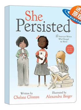 英文原版绘本 She Persisted 她坚持 绘本 纸板书 英文版 进口英语原版书籍儿童外文书