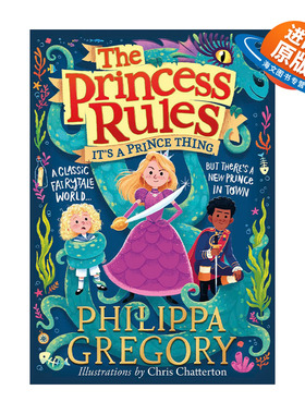 英文原版 It's a Prince Thing 公主守则2 少儿插画冒险故事书 畅销历史作家菲利帕·格里高利 英文版 进口英语原版书籍