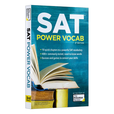 英文原版 SAT Power Vocab 普林斯顿SAT词汇 第三版 英文版 进口英语原版书籍