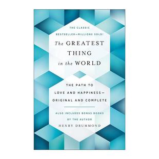 英文原版 The Greatest Thing in the World 世界上伟大的事 通往爱与幸福之路 英文版 进口英语原版书籍