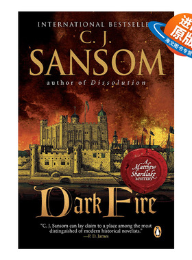 英文原版 Dark Fire Matthew Shardlake Mysteries 02 都铎疑云 卷二 希腊暗火 C. J. Sansom 英文版 进口英语原版书籍