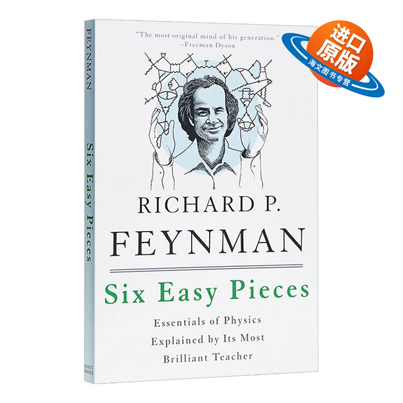 英文原版 Six Easy Pieces Essentials of Physics Explained by Its Most Brilliant Teacher费曼讲物理 入门第4版 英文版