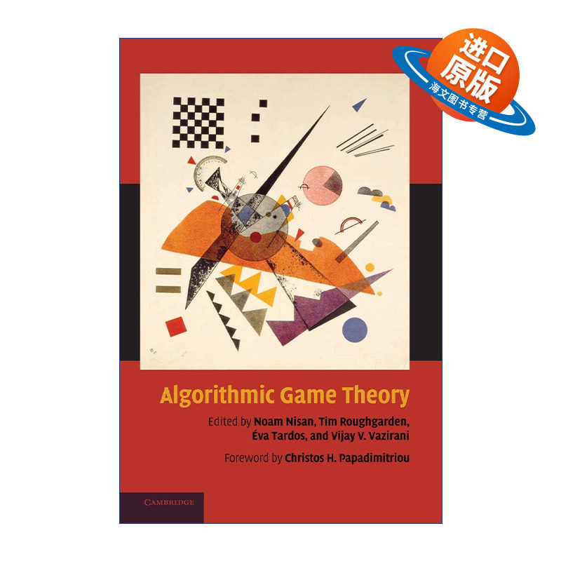 英文原版 Algorithmic Game Theory 算法博弈论 Noam Nisan 精装 英文版 进口英语原版书籍