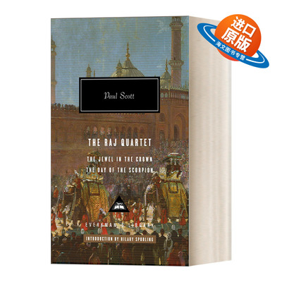 英文原版 The Raj Quartet - Vol 1 统治四部曲 卷一 皇冠上的宝石 恶人的开心日 保罗·史考特 Everyman精装收藏版 英文版 进口书