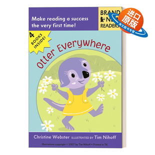 英文原版绘本 Otter Everywhere Brand New Readers 水獭无处不在 儿童绘本 Candlewick分级读物 英文版 进口英语原版书籍