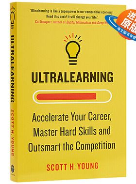 Ultralearning 超级学习者 麻省理工超级学霸的9大学习技巧 如何高效学习作者斯科特扬Scott H. Young斯科特扬 英文版原版英语书籍