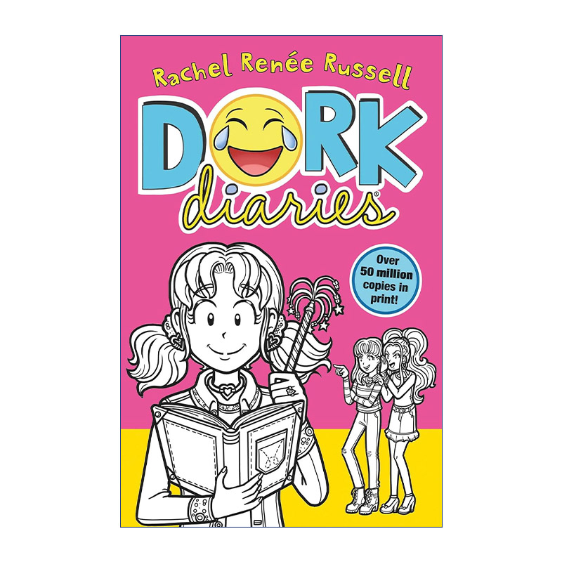 英文原版 Dork Diaries 怪诞少女1 英文版 进口英语原版书籍
