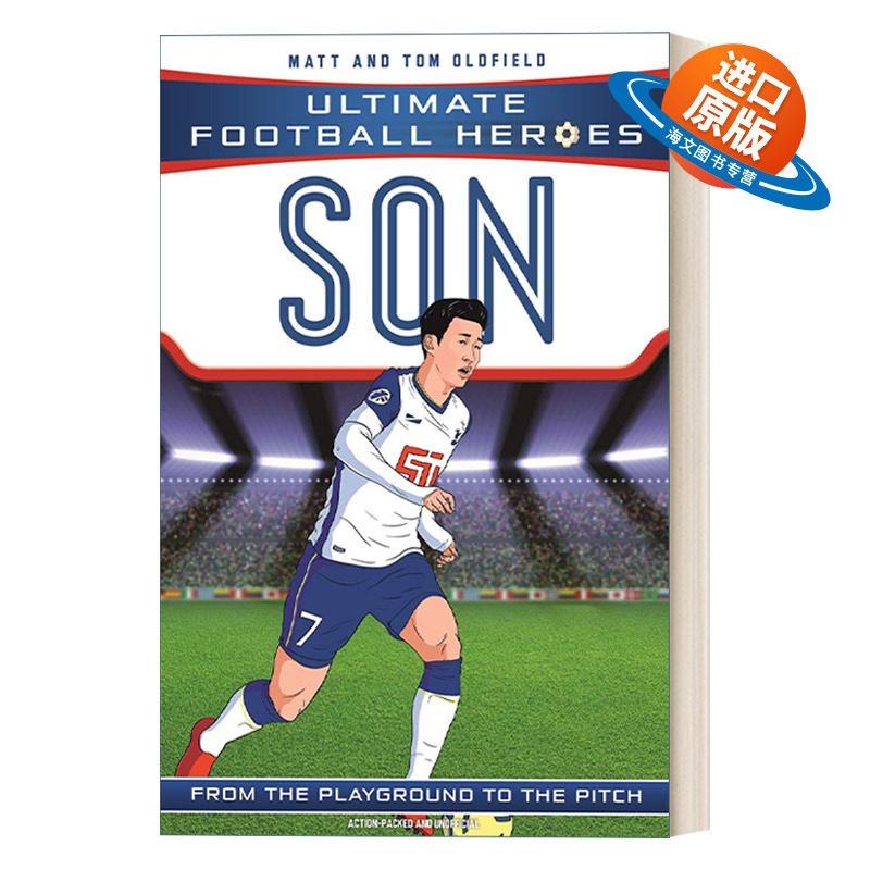 英文原版 Son Heung 超级足球明星人物传记 孙兴慜 Ultimate Football Heroes 英文版 进口英语原版书籍