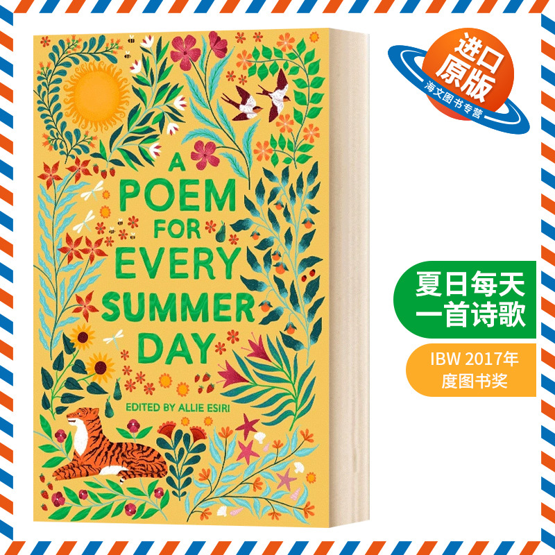 英文原版 A Poem for Every Summer Day 夏日每天一首诗歌 英文版 进口英语原版书籍儿童外文书