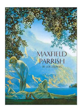 英文原版 Maxfield Parrish 马科斯菲尔德·帕里斯传 第二版 含一千零一夜等经典插图 精装收藏版 英文版 进口英语原版书籍