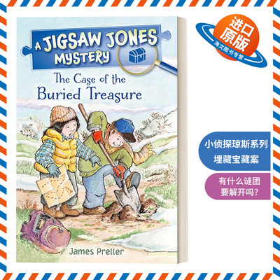英文原版 Jigsaw Jones The Case of the Buried Treasure 小侦探琼斯系列 英文版 进口英语原版书籍