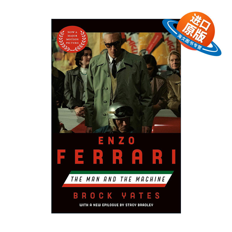英文原版 Enzo Ferrari Movie Tie-in Edition 法拉利 电影版 男人与机器 Brock Yates 英文版 进口英语原版书籍