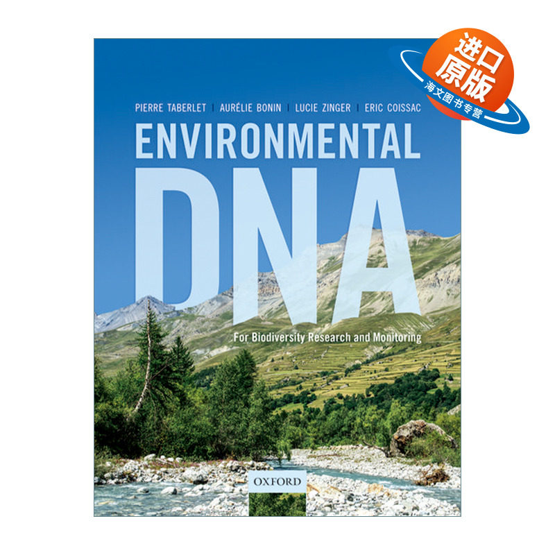 英文原版 Environmental DNA 环境DNA 生物多样性研究和监测 英文版 进口英语原版书籍