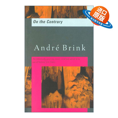 英文原版 On The Contrary 对立面 南非作家安德烈·布林克长篇小说 英文版 进口英语原版书籍