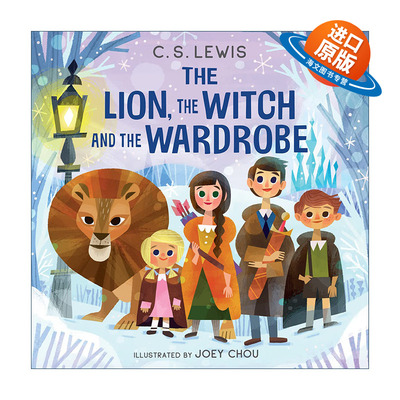 英文原版 The Lion the Witch and the Wardrobe 狮子 女巫和魔衣柜 纳尼亚传奇精装绘本版 插画师Joey Chou 进口英语原版书籍