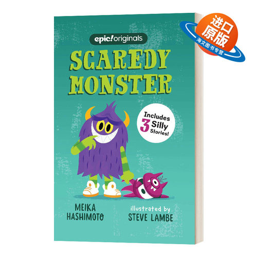 英文原版 精装绘本 Scaredy Monster 胆怯的怪物 英文版 进口英语原版书籍儿童外文书