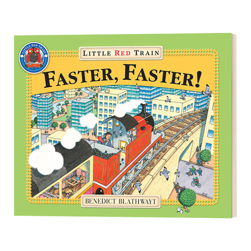 little red train faster  faster 红色小火车 更快点 英文版 进口