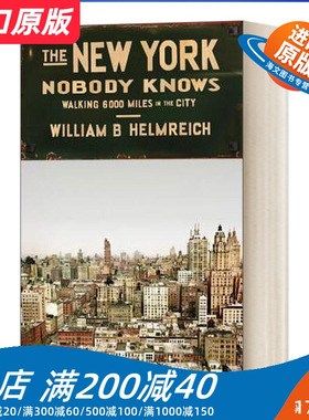 英文原版 The New York Nobody Knows 无人知晓的纽约 在这个城市行走6000英里 英文版 进口英语原版书籍