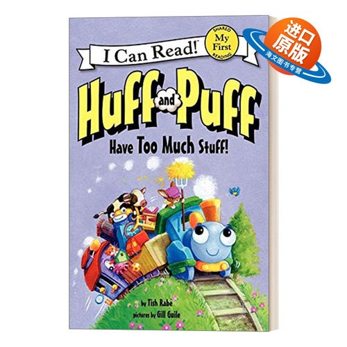 英文原版 Huff and Puff Have Too Much Stuff 哈夫 帕夫有太多东西了 My First I Can Read 英文版 进口英语原版书籍