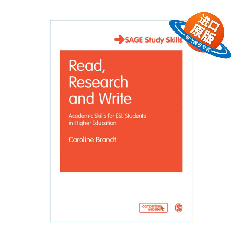 英文原版 Read  Research and Write 英语作为第二语言学生的学术技巧 高等教育中的阅读研究与写作指南 英文版 进口英语原版书籍