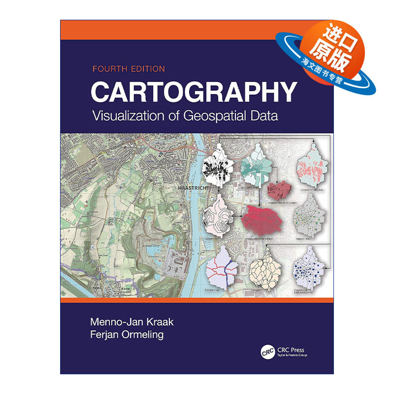 英文原版 Cartography 制图 地理空间数据的可视化 第四版 英文版 进口英语原版书籍