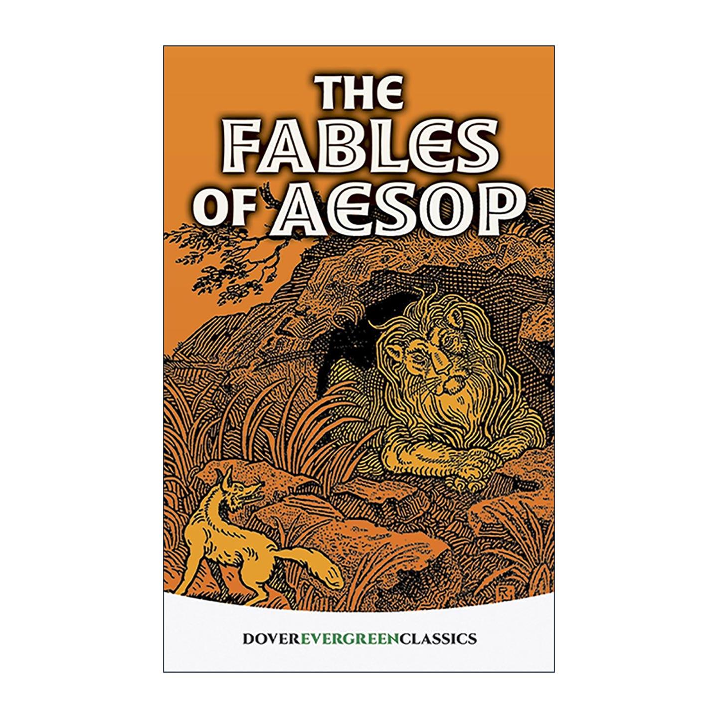 英文原版 The Fables of Aesop Dover Children's Evergreen Classics 伊索寓言 Joseph Jacobs 英文版 进口英语原版书籍
