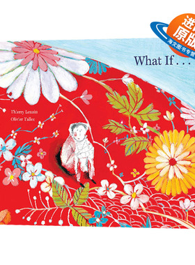 英文原版 精装 What If... 如果是 法国绘本名家Olivier Tallec插画 精装儿童绘本 英文版 进口英语原版书籍