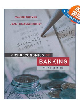 英文原版 Microeconomics of Banking The MIT Press 微观银行经济学 第三版 精装 Xavier Freixas 英文版 进口英语原版书籍
