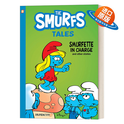 英文原版 The Smurf Tales 2 Smurfette in Charge and other stories 蓝精灵故事2 英文版 进口英语原版书籍