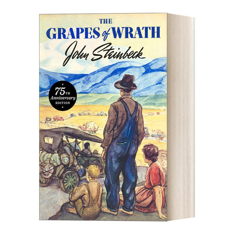 英文原版 the grapes of wrath 愤怒的葡萄 75周年纪念版 精装收藏版