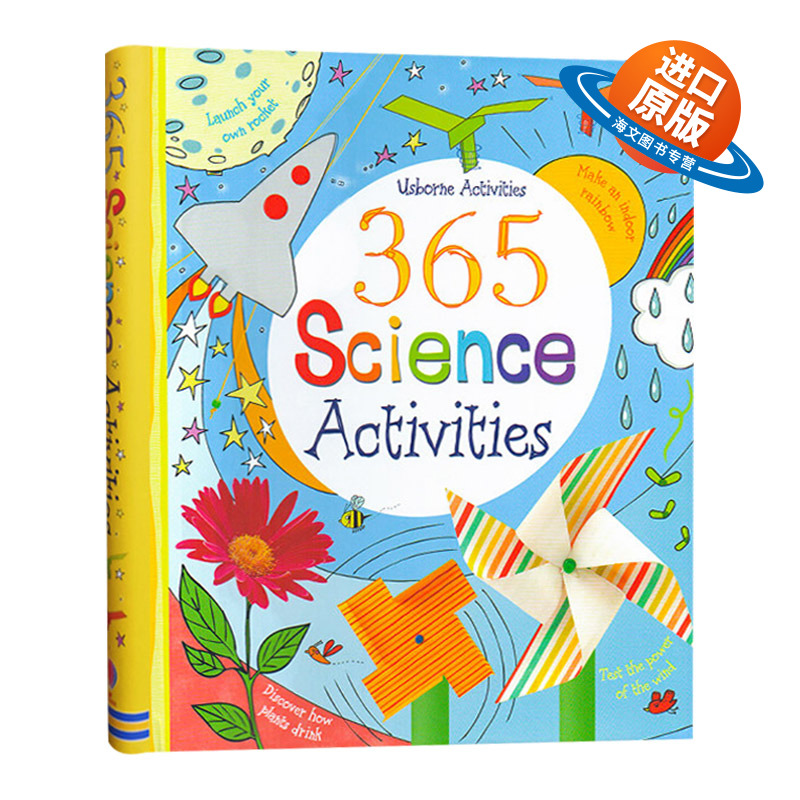 正版 Usborne 365 Science Activities 365个科学小实验活动册 儿童英语读物 动手实践 英文原版进口图书